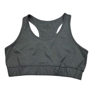 Sports Bra Racerback Gray Size XL